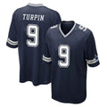 Choea D.Cowboys #9 KaVontae Turpin Player Navy Home Game Stitched Jerseys