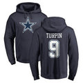 Choea D.Cowboys #9 KaVontae Turpin Player Navy Pullover Hoodies Limited Stitched Jerseys