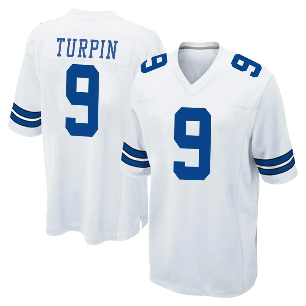 Choea D.Cowboys #9 KaVontae Turpin Player White Home Game Stitched Jerseys