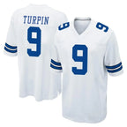 Choea D.Cowboys #9 KaVontae Turpin Player White Home Game Stitched Jerseys