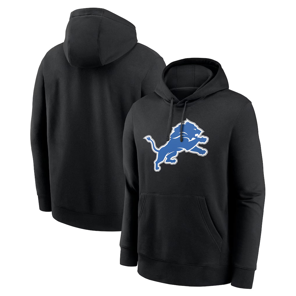 Choea D.Lions Black Salute to Service Pullover Hoodies Limited Blank Player Stitched Jerseys