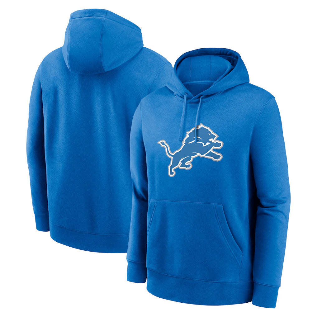Choea D.Lions Blue Pullover Hoodies Limited Blank Player Stitched Jerseys