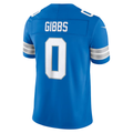 Choea D.Lions #0 Jahmyr Gibbs Blue Team Vapor F.U.S.E. Stitched Limited Jerseys