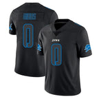 Choea D.Lions #0 Jahmyr Gibbs Player Black Impact Limited Home Game Stitched Jerseys