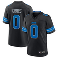 Choea D.Lions #0 Jahmyr Gibbs Player Black Replica Game Stitched Jerseys