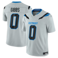 Choea D.Lions #0 Jahmyr Gibbs Silver 2026 Rivalries Collection Limited Stitched Jerseys