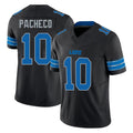 Choea D.Lions #10 Isiah Pacheco Player Black Alternate Vapor F.U.S.E. Limited Home Game Stitched Jerseys
