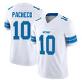 Choea D.Lions #10 Isiah Pacheco Player White Limited Vapor F.U.S.E. Alternate Home Game Stitched Jerseys
