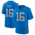 Choea D.Lions #16 Jared Goff Blue Alternate Game Jersey Blue Player Stitched Jerseys