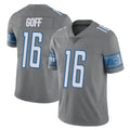Choea D.Lions #16 Jared Goff Player Gray Vapor Untouchable Limited Home Game Stitched Jerseys