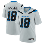 Choea D.Lions #18 Isaac TeSlaa Detroit Silver 2026 Rivalries Collection Game Stitched Jerseys