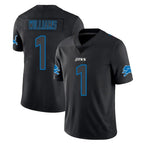 Choea D.Lions #1 Jameson Williams Player Black Impact Limited Home Game Stitched Jerseys