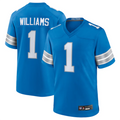 Choea D.Lions #1 Jameson Williams Player Blue Replica Game Stitched Jerseys