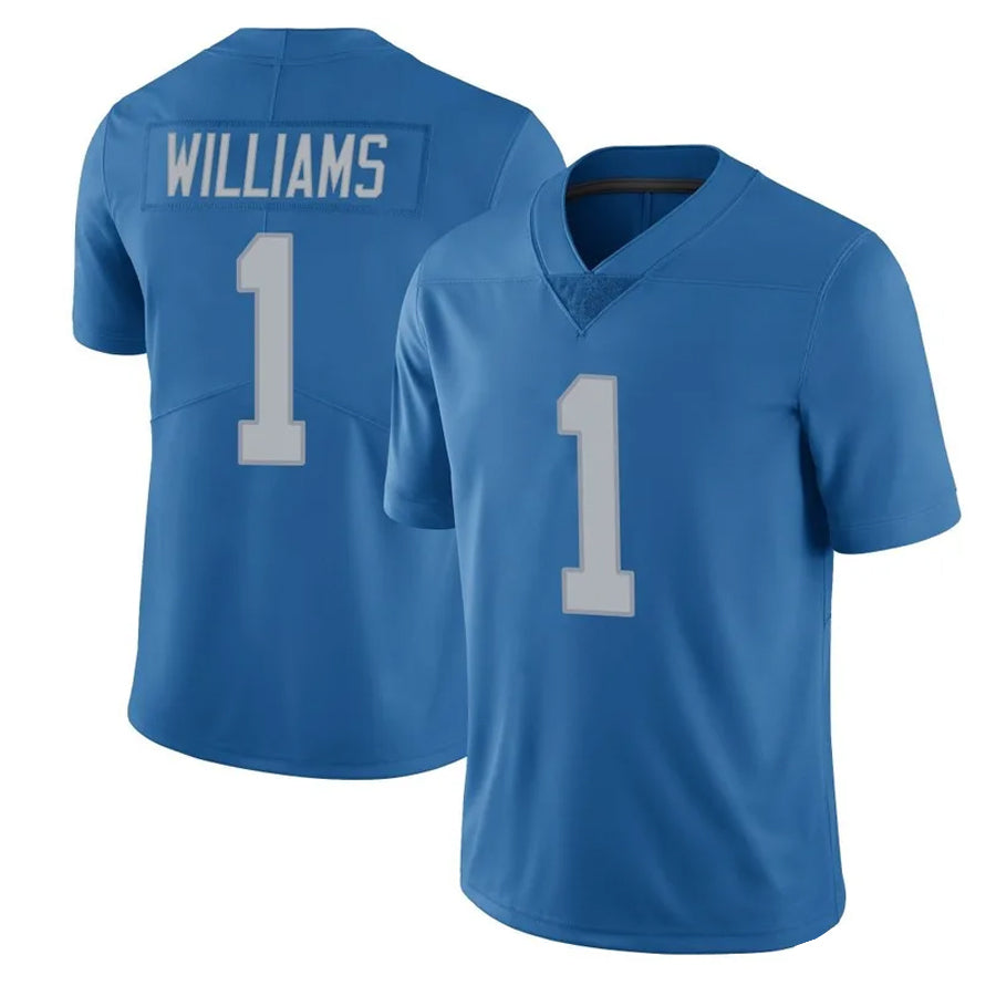 Choea D.Lions #1 Jameson Williams Player Brown Salute To Service Limited Stitched Jerseys