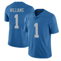 Choea D.Lions #1 Jameson Williams Player Brown Salute To Service Limited Stitched Jerseys