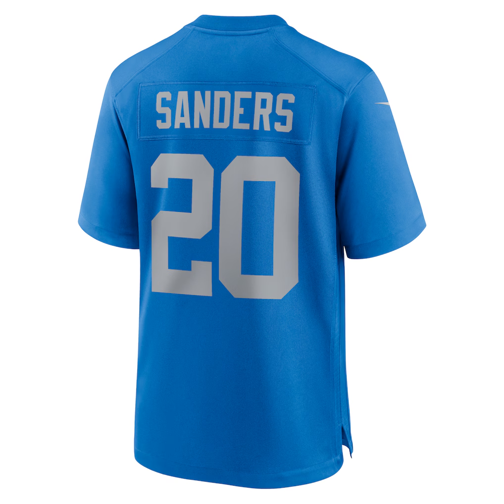 Choea D.Lions #20 Barry Sanders Blue Alternate Game Stitched Jerseys