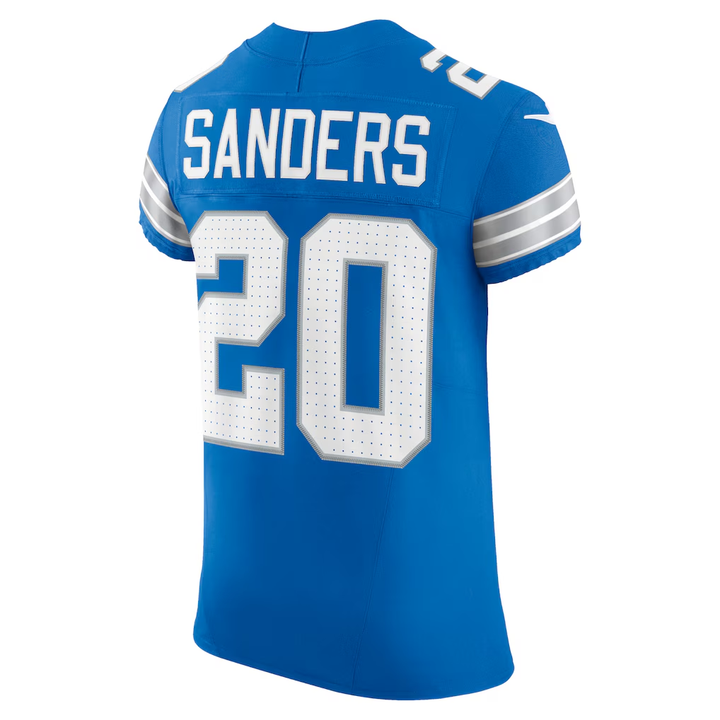 Choea D.Lions #20 Barry Sanders Blue Team Vapor F.U.S.E. Elite Stitched Jerseys