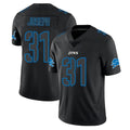 Choea D.Lions #31 Kerby Joseph Player Black Impact Limited Home Game Stitched Jerseys