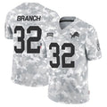 Choea D.Lions #32 Brian Branch Player Arctic Camo Salute to Service Limited Stitched Jerseys