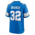 Choea D.Lions #32 Brian Branch Player Blue Home Game Stitched Jerseys