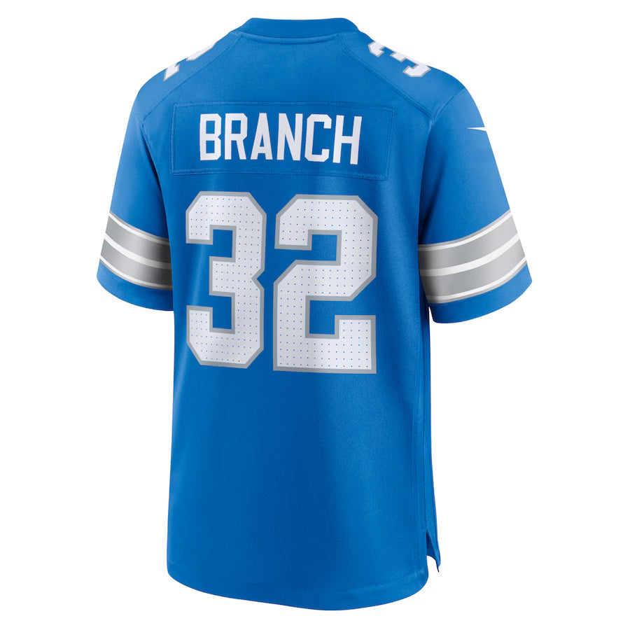 Choea D.Lions #32 Brian Branch Player Blue Home Game Stitched Jerseys