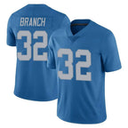 Choea D.Lions #32 Brian Branch Player Blue Limited Throwback Vapor Untouchable Stitched Jerseys