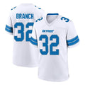 Choea D.Lions #32 Brian Branch Player White Alternate Home Game Stitched Jerseys