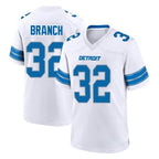 Choea D.Lions #32 Brian Branch Player White Alternate Home Game Stitched Jerseys