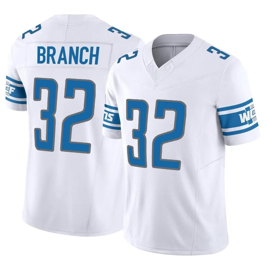 Choea D.Lions #32 Brian Branch Player White Vapor F.U.S.E. Limited Game Stitched Jerseys