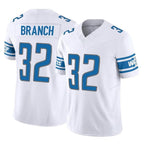 Choea D.Lions #32 Brian Branch Player White Vapor F.U.S.E. Limited Home Game Stitched Jerseys