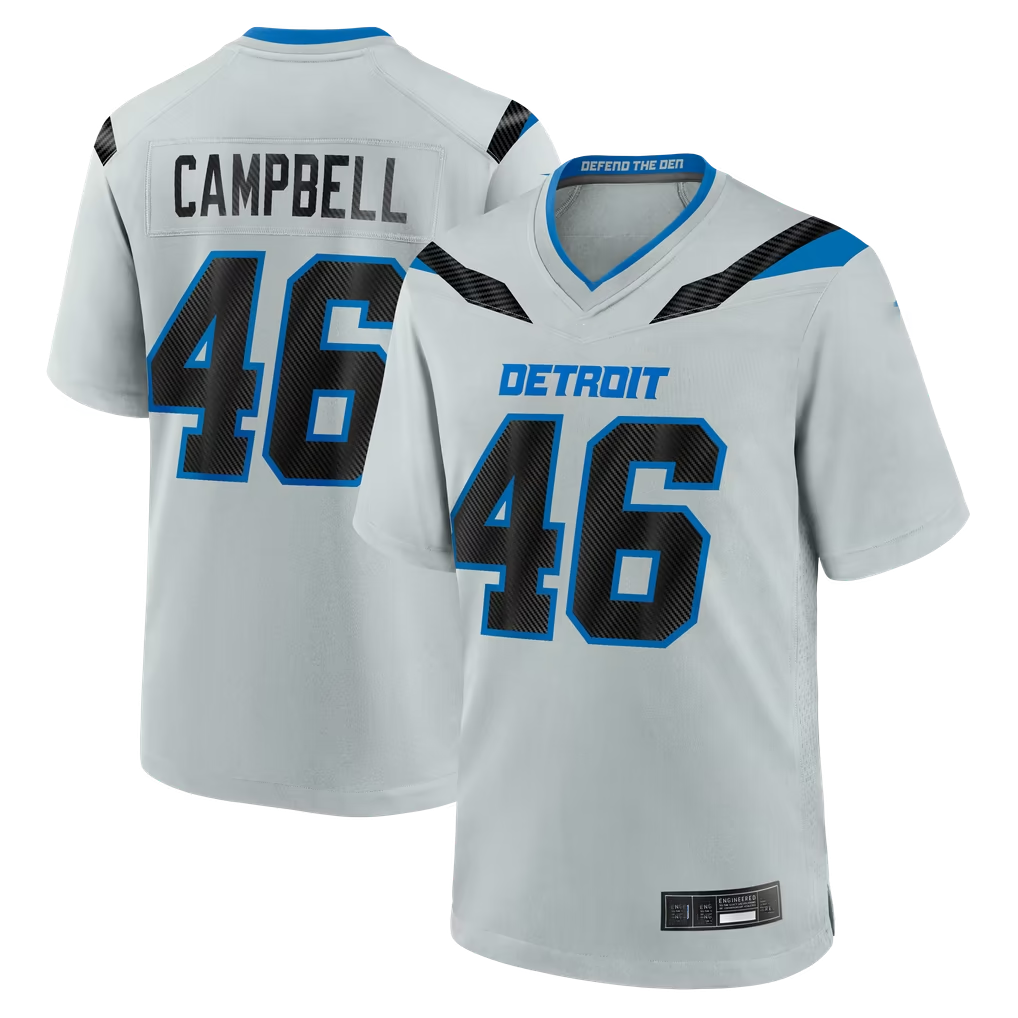 Choea D.Lions #46 Jack Campbell 2026 Rivalries Collection Game Stitched Jerseys