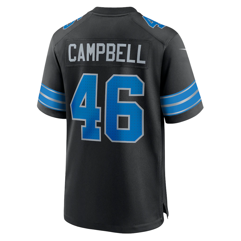 Choea D.Lions #46 Jack Campbell Black 2nd Alternate Game Stitched Jerseys