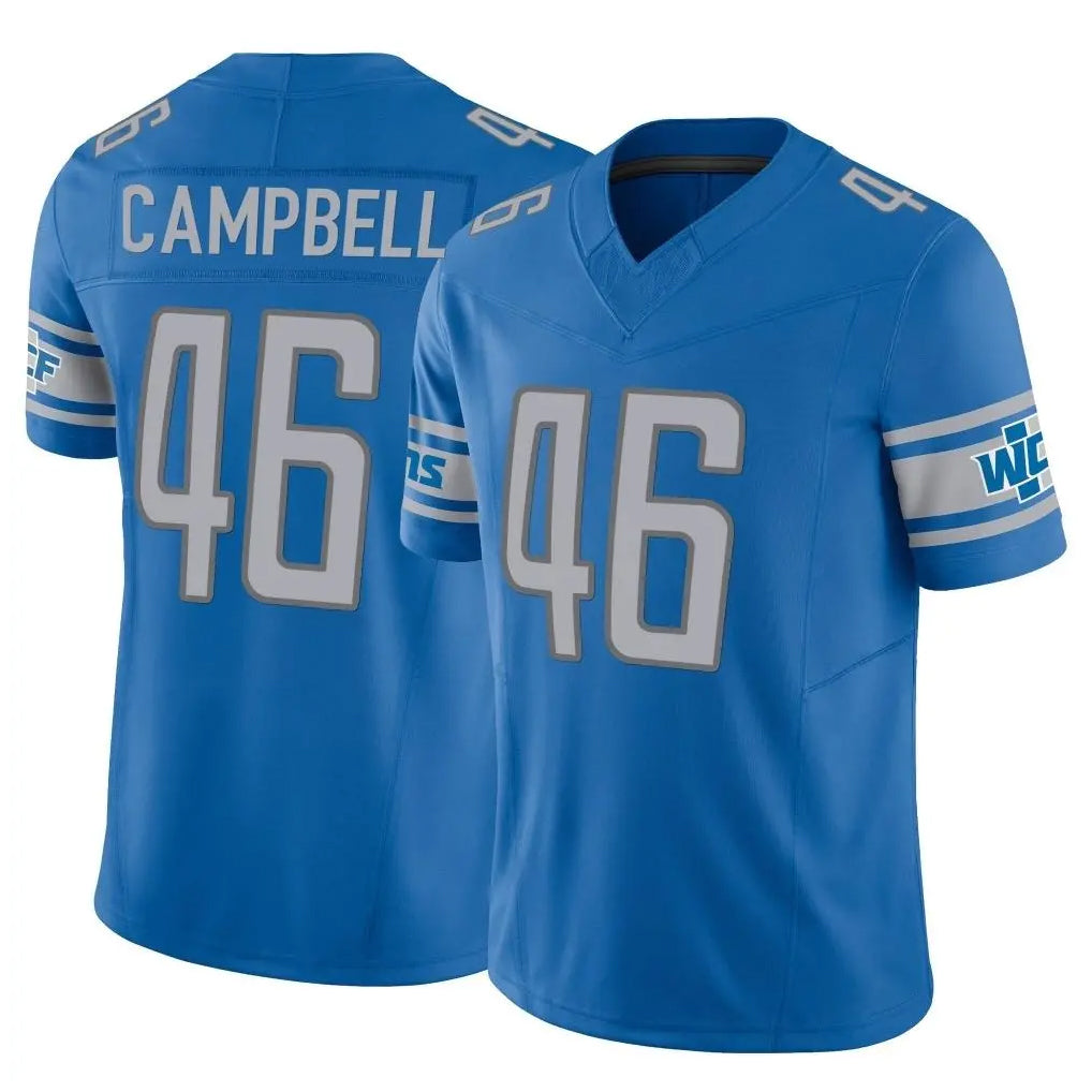 Choea D.Lions #46 Jack Campbell Player Blue Vapor F.U.S.E. Limited Home Game Stitched Jerseys
