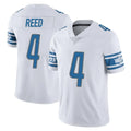 Choea D.Lions #4 D.J. Reed Player White Limited Vapor Untouchable Home Game Stitched Jerseys