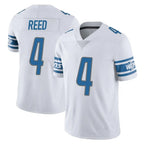 Choea D.Lions #4 D.J. Reed Player White Limited Vapor Untouchable Home Game Stitched Jerseys