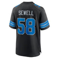 Choea D.Lions #58 Penei Sewell Player Black Home Game Stitched Jerseys