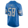 Choea D.Lions #58 Penei Sewell Player Blue Game Stitched Jerseys