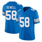 Choea D.Lions #58 Penei Sewell Player Blue Limited Vapor F.U.S.E. Alternate Home Game Stitched Jerseys