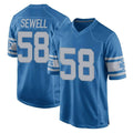 Choea D.Lions #58 Penei Sewell Player Blue Vapor Untouchable Throwback Game Stitched Jerseys