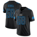 Choea D.Lions #58 Penei Sewell Player Limited Black Impact Stitched Jerseys
