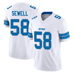 Choea D.Lions #58 Penei Sewell Player White Limited Vapor F.U.S.E. Alternate Home Game Stitched Jerseys