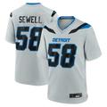 Choea D.Lions #58 Penei Sewell Silver 2026 Rivalries Collection Game Stitched Jerseys