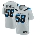 Choea D.Lions #58 Penei Sewell Silver 2026 Rivalries Collection Game Stitched Jerseys