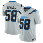 Choea D.Lions #58 Penei Sewell Silver 2026 Rivalries Collection Limited Stitched Jerseys