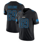 Choea D.Lions #69 Tate Ratledge Player Black Impact Limited Home Game Stitched Jerseys