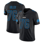 Choea D.Lions #76 Blake Miller Player Black Impact Limited Home Game Stitched Jerseys