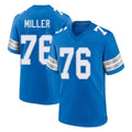 Choea D.Lions #76 Blake Miller Player Blue Alternate Home Game Stitched Jerseys
