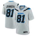 Choea D.Lions #81 Calvin Johnson Silver 2026 Rivalries Collection Game Stitched Jerseys