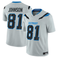 Choea D.Lions #81 Calvin Johnson Silver 2026 Rivalries Collection Limited Stitched Jerseys