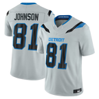 Choea D.Lions #81 Calvin Johnson Silver 2026 Rivalries Collection Limited Stitched Jerseys